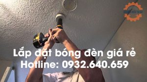 lắp đặt bóng đèn
